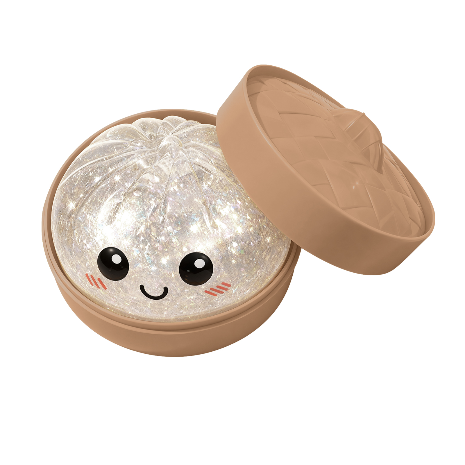 Glitter Bun Squeeze Toy