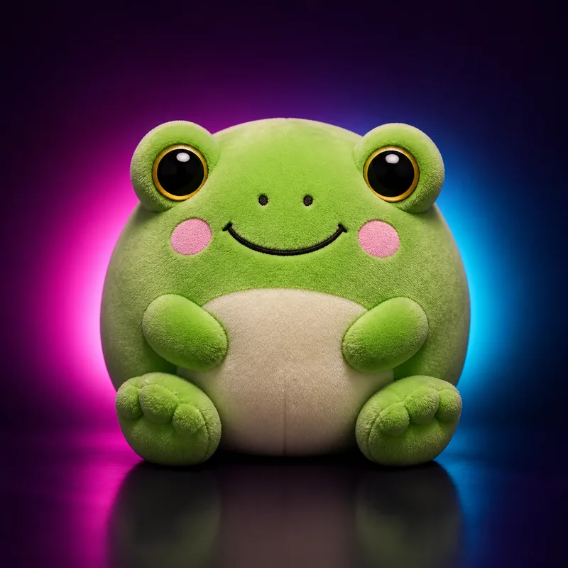 Northeast Rain Frog Plush Toy