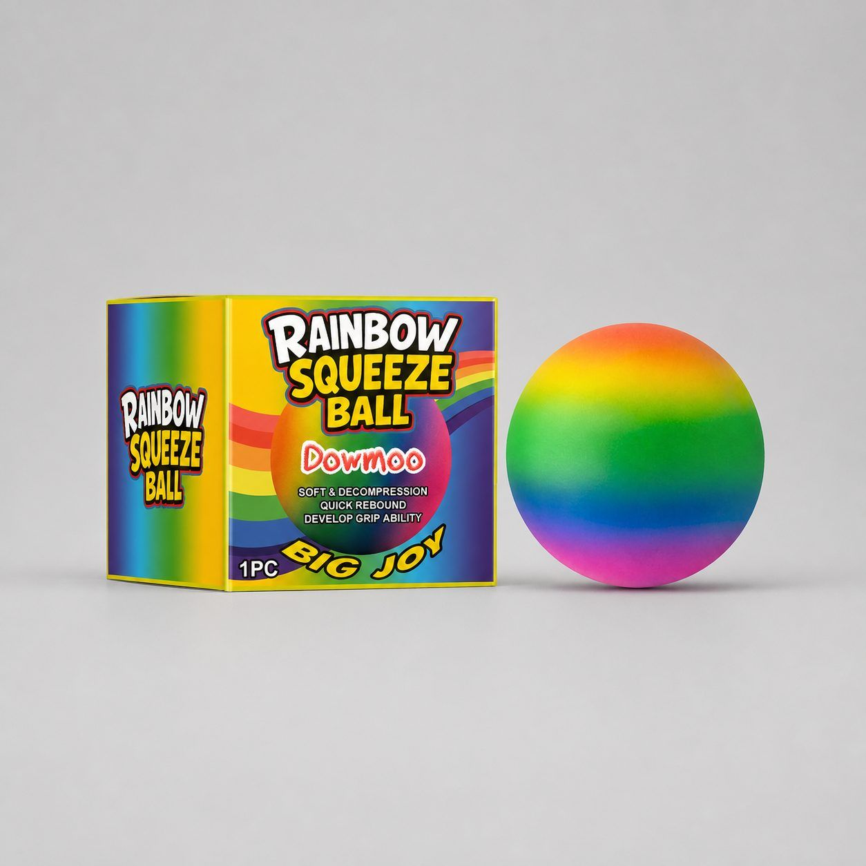 Rainbow Squeeze Ball