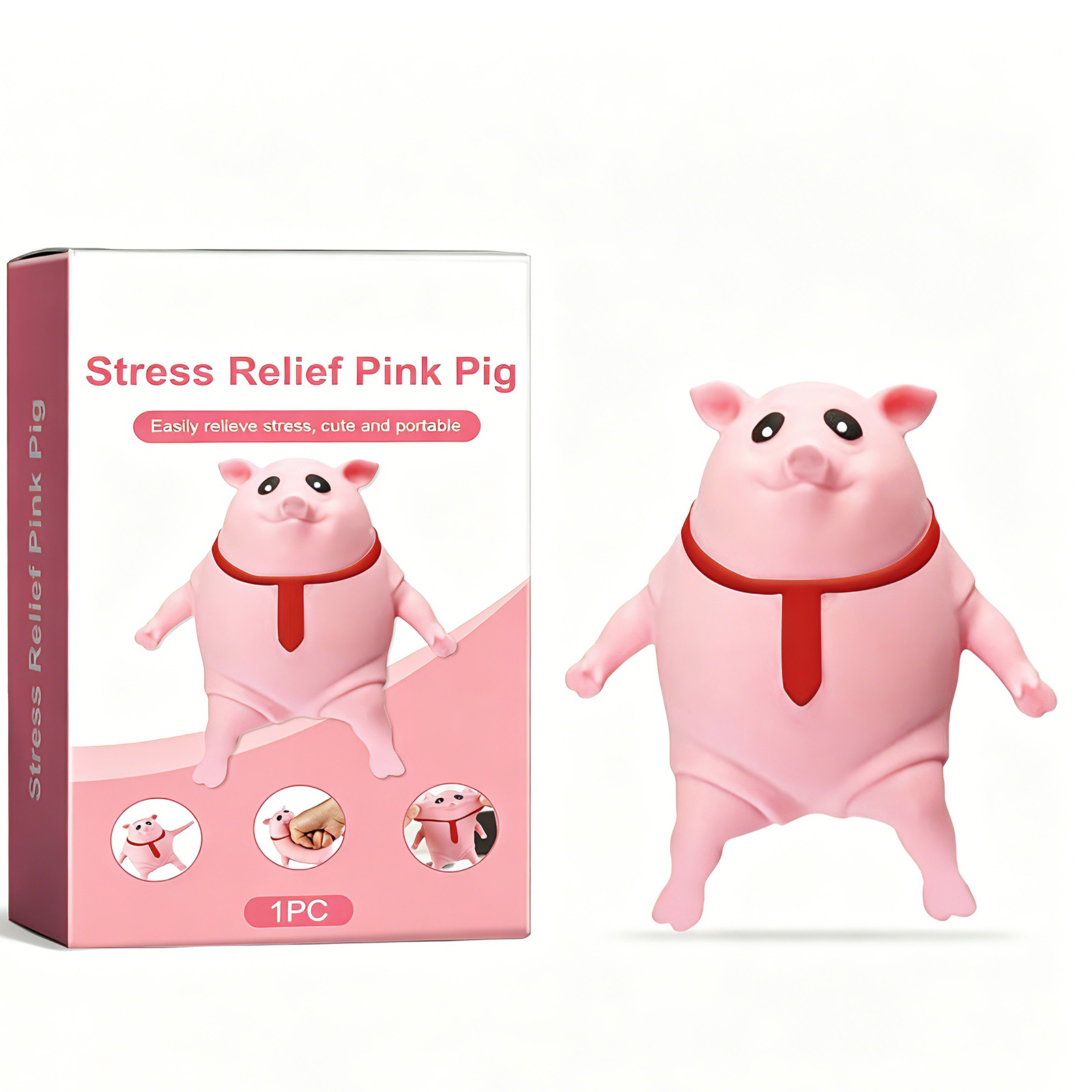 Stress Relief Pig Squeeze Toy